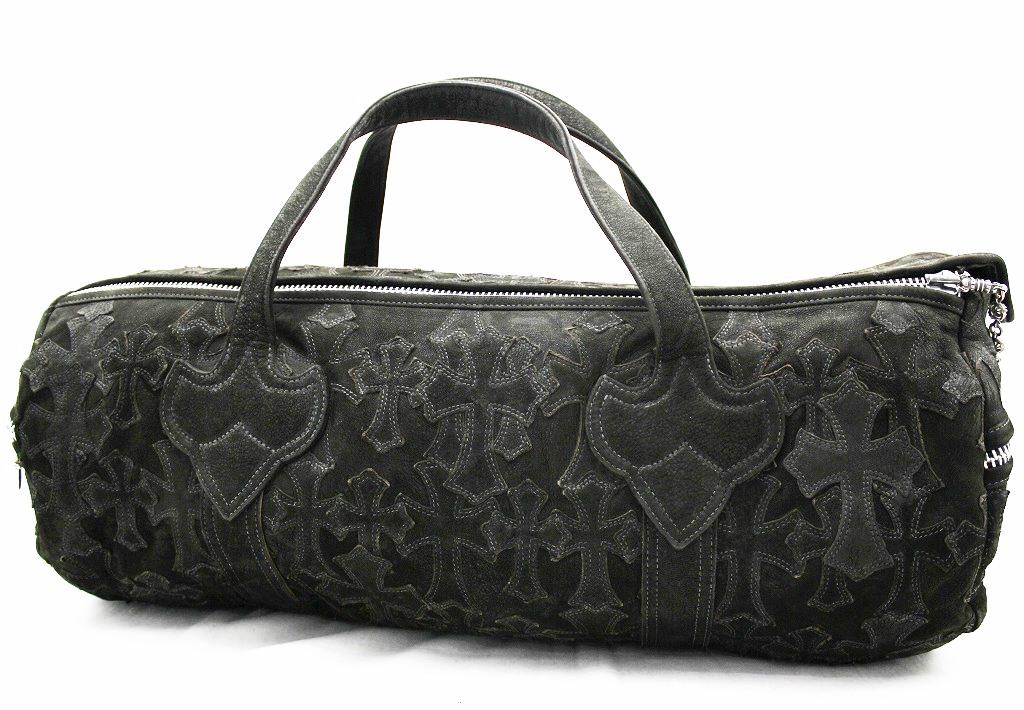 クロムハーツ ボストンバッグ スモール セメタリークロスパッチ