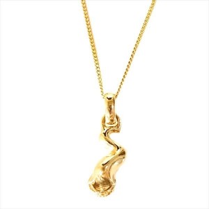 18K カービー スパーム ペンダントチェーン セット ネックレス 画像