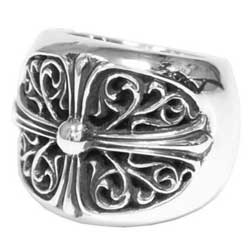 クロムハーツ クラシックオーバルクロスリング#26号 画像