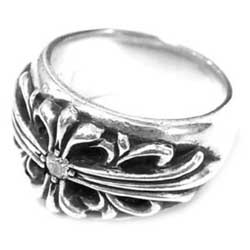 クロムハーツ フローラルクロスリング20号 ダイヤ 画像