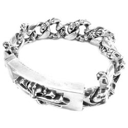 クロムハーツ フローラルクロスファンシーIDブレスレット 画像