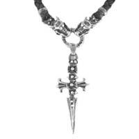 トラヴィスワーカー 2GARGOYLES CROSS DAGGER 2ガーゴイル クロスダガー ネックレス シルバー 画像