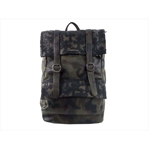 BCKPCK MSSNGR LTHR MOTO セメタリーパッチ バックパック 画像