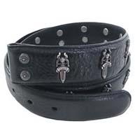 クロムハーツ 1.5 STRP LD 5DGR ダガー レザー ベルト 画像