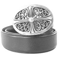 クロムハーツ クラシック オーバル クロス ベルト 画像