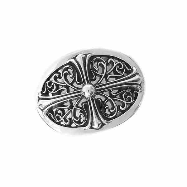 クラッシックオーバルクロス バックル 画像