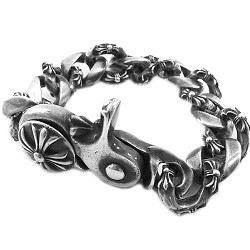 クロムハーツ オールド 13LINK FNCY CHN LNK/ファンシーチェーンリンククリップ ブレスレット 画像