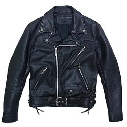 クロムハーツ J DEAN SNAP(VJ) ディーン レザー ライダース ジャケット画像