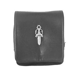 クロムハーツ MILO マイロ ラージダガー ガンスリンガー レザー メールショルダー バッグ 画像