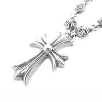 クロムハーツ スモールCHクロス クロスボール ネックレス シルバー 画像