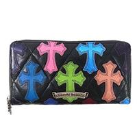 クロムハーツ 財布 REC F ZIP マルチカラー クロスパッチ キルトレザー 画像