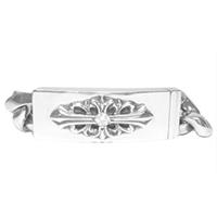 クロムハーツ ID FLORAL CRS フローラルクロスID 1ダイヤ 13リンク クラシック ブレスレット 画像