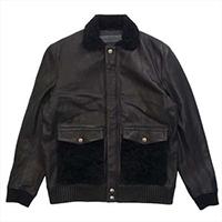 クロムハーツ MAN CRUSH LTHR VJ レザー リアルムートン ジャケット 19年購入 画像