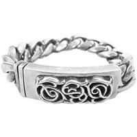 クロムハーツ フローラルID クラシックチェーンリンク ブレスレット シルバー 画像