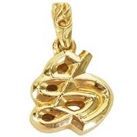 クロムハーツ 22K ALPHABET CHARM アルファベット チャーム S (原本無) 画像