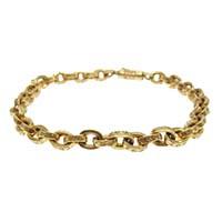 クロムハーツ 22K PAPER CHAIN ペーパーチェーン ブレスレット（原本有） 画像