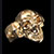 ガボール Gold Single Skull Ring[10k-22] 画像