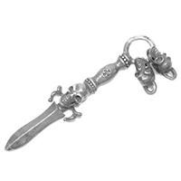 ガボール 生前 Gaboratory Old 2 skull w/Dagger w/skull オールド 2スカル w/ ダガー ウィズ スカル ペンダントトップ 画像