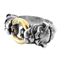 ガボール 18K ブルドッグ トライアングル ワイヤー バングル リング 画像