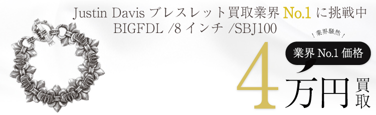 BIGFDLブレスレット8インチ / SBJ100 4万買取