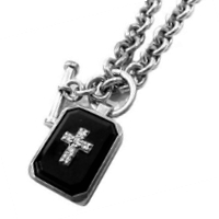 SNJ115 EMINEM エミネム オニキス ネックレス画像