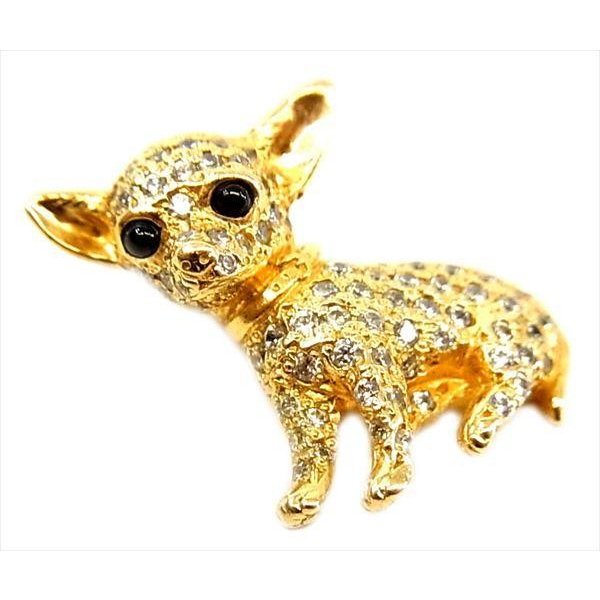 × 清春 GNJ1006 K18YG マリー ペンダントトップ 画像