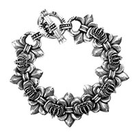 SBJ100 BIG FDL ユリモチーフブレスレット画像