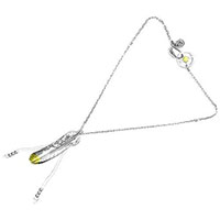 K18先金フェザー左向き カスタムネックレス 40cm画像