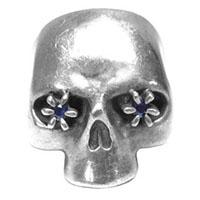 ジャムホームメイド × ナンバーナイン NUMBER (N)INE ストーンアイズ スカル リング シルバー 23号程度 画像