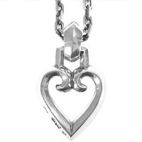 リードMFG RPT001 3.9mm厚チェーン ゴシック ハート オン スクエア コード ネックレス 画像