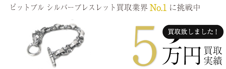 リードMFG ピットブル シルバーブレスレット 5万買取 / 状態ランク:A ブランド買取ライフ