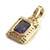 ロイヤルオーダー SMALL DEMI GOD SQUARE PENDANT 10KGOLD 画像