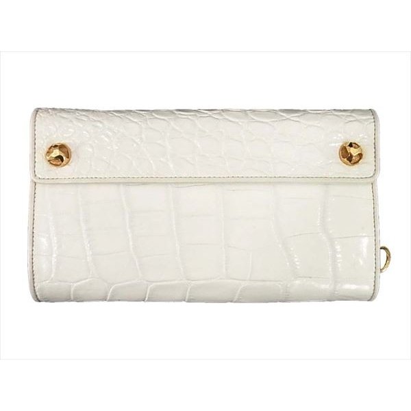 K14 クロコ レザー ロング ウォレット 画像