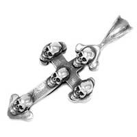 スタンリーゲス ツイステッドクロス & スカル ペンダントトップ 画像