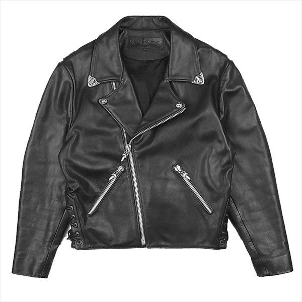 特注オーダー フレアフローラルクロス ライダース 画像