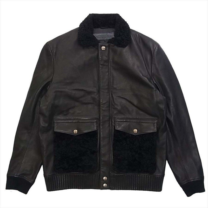 MAN CRUSH LTHR VJレザー リアルムートン ジャケット 19年購入 画像