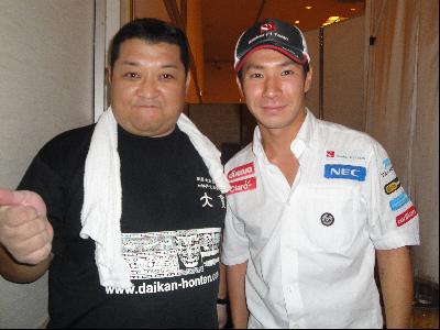 2012小林可夢偉氏との記念撮影