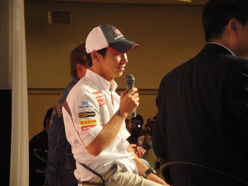 2012小林可夢偉氏のトークショー1