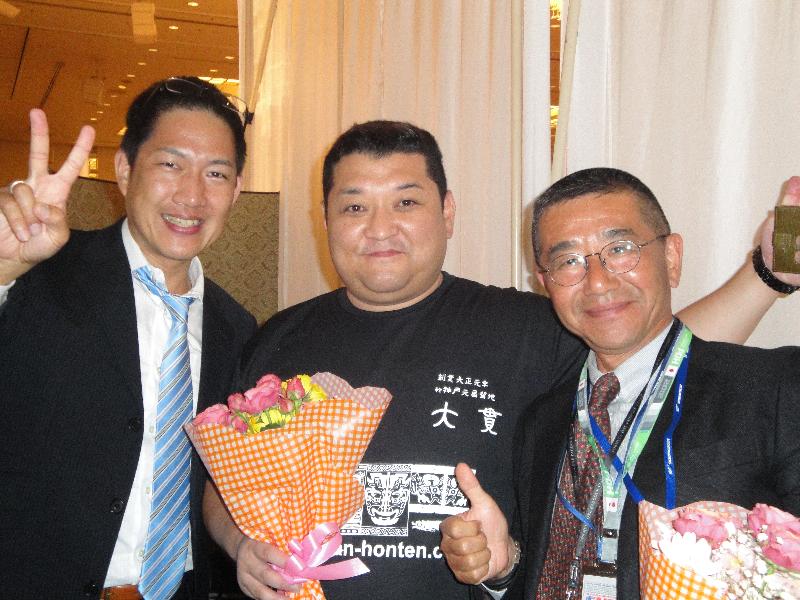 司会の方達と記念撮影