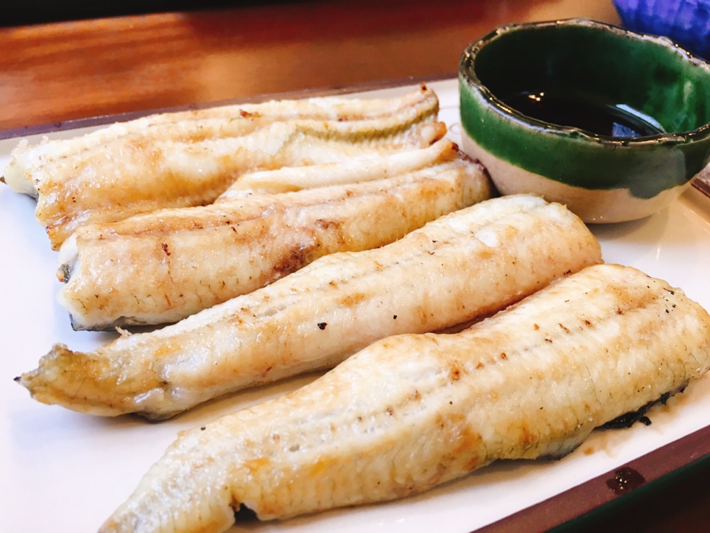 鰻の白焼き