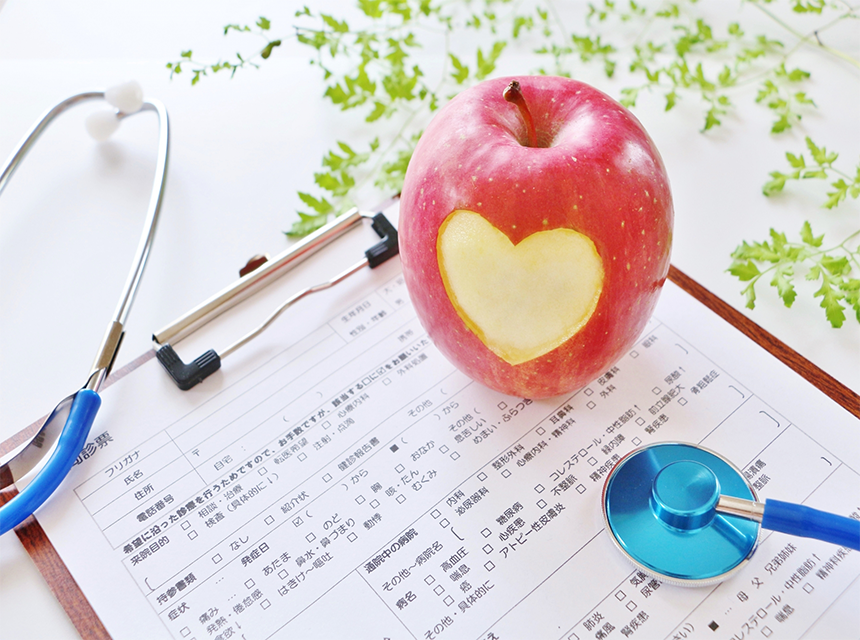 りんご問診票写真