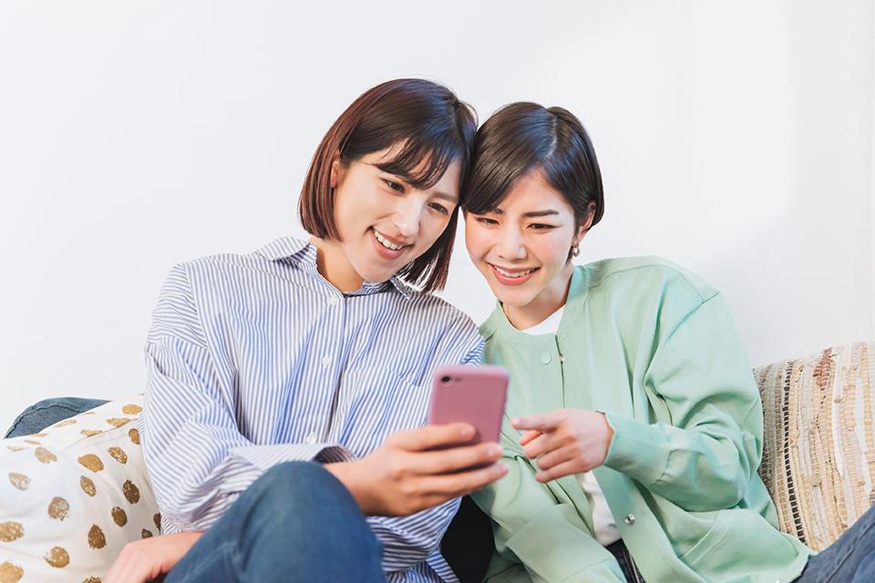 レズビアンカップル