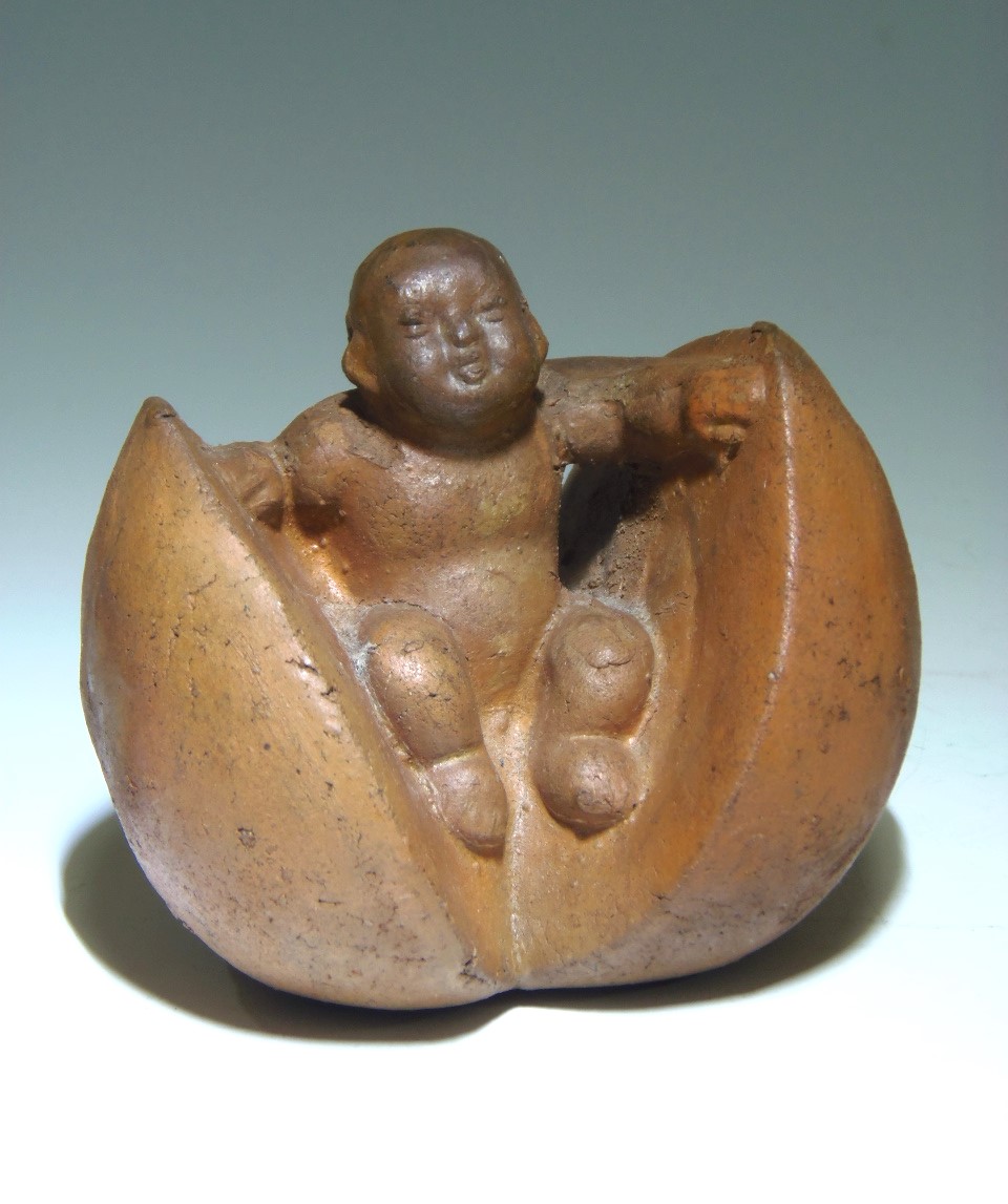 桃太郎 備前焼