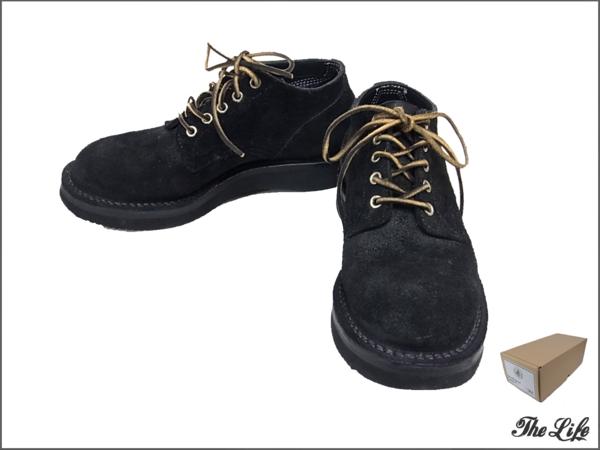 HATHORN×ネペンテス104NWCオックスフォードブーツ7.5E/ハソーン/ブラックラフアウト/スエード/NEPENTHES