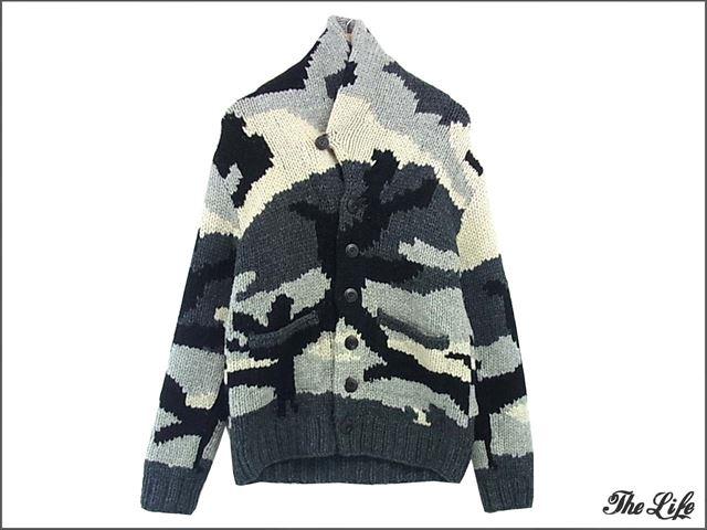 1piu1uguale3カウチンニット/ジャケット/カモ/迷彩V/カーディガン/ウノピゥウノウグァーレトレ