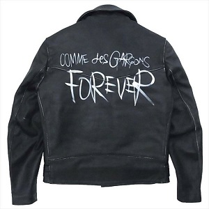 コムデギャルソン × ルイスレザー AD17 ライダースジャケット 画像