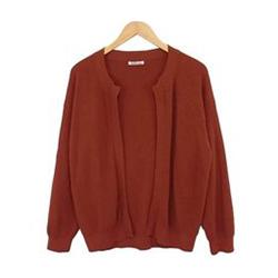 オーラリー SUPER HARD TWIST RIB KNIT CARDIGAN 18SS 画像