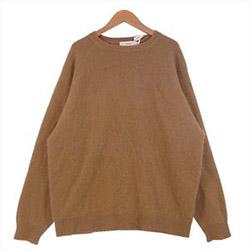 グラフペーパー GU183-80048 Cashmere Shaggy Crew Neck Knit 画像