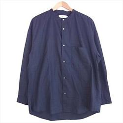 グラフペーパー GM191-50032 19SS BROAD OVERSIZE BAND COLLAR SHIRT 画像