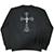 コムデギャルソン × CHROME HEARTS ラージクロス&クロスパッチ カシミヤニット 画像